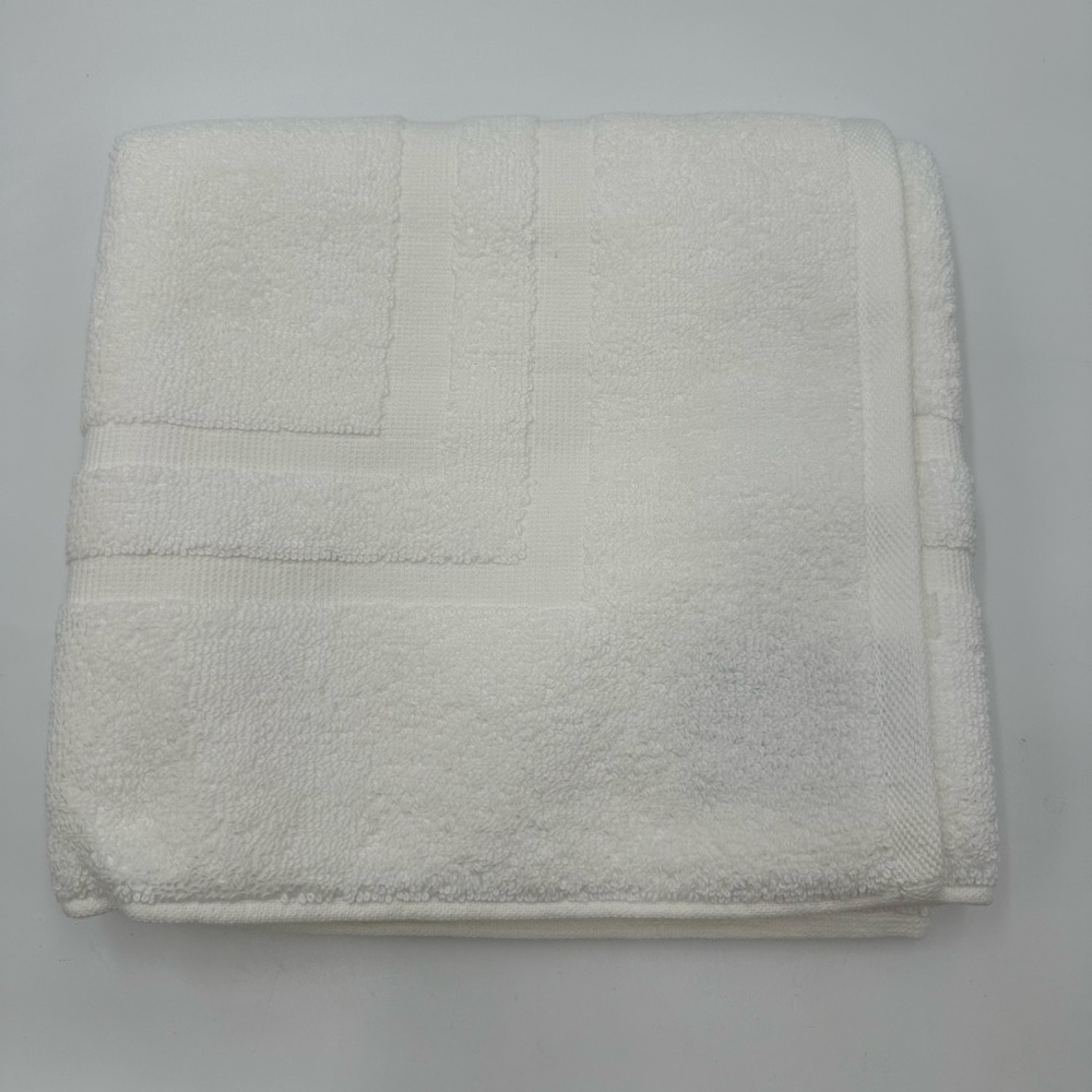 Wamsutta 2 pcs Tub Mat Classic Turkish White. NEW